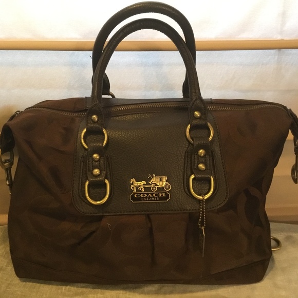 Coach Poppy Satchel, like new - Picture 1 of 4